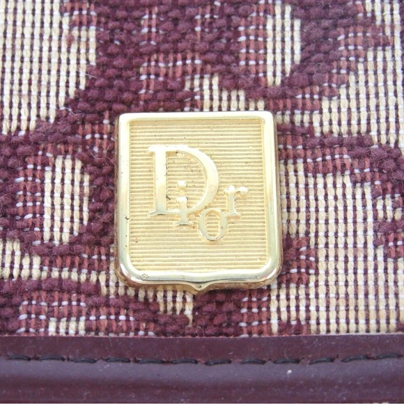 Christian Dior Trotter Vintage Coin-purse Leather Canvas - Picture 9 of 12